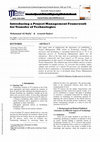 Research paper thumbnail of Introducing a Project Management Framework for Transfer of Technologies