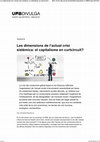 Research paper thumbnail of Les dimensions de l'actual crisi sistèmica : el capitalisme en curtcircuit?