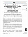 Research paper thumbnail of Environmental effects on residential property values resulting from the contamination effects of a creosote plant site