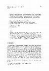 Research paper thumbnail of Some decision problems for parallel communicating grammar systems