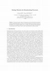 Research paper thumbnail of T.: Testing Theories for Broadcasting Processes