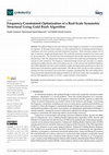 Research paper thumbnail of Frequency-Constrained Optimization of a Real-Scale Symmetric Structural Using Gold Rush Algorithm