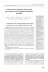 Research paper thumbnail of Evaluación del ambiente educacional pre-clínico en 6 Escuelas de Medicina en Chile