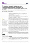 Research paper thumbnail of The Residential Population Generator (RPGen): Parameterization of Residential, Demographic, and Physiological Data to Model Intraindividual Exposure, Dose, and Risk