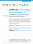 Research paper thumbnail of The Chemical and Products Database, a resource for exposure-relevant data on chemicals in consumer products