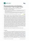 Research paper thumbnail of Measuring Sulforaphane and Its Metabolites in Human Plasma: A High Throughput Method