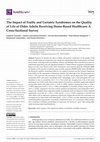 Research paper thumbnail of The Impact of Frailty and Geriatric Syndromes on the Quality of Life of Older Adults Receiving Home-Based Healthcare: A Cross-Sectional Survey