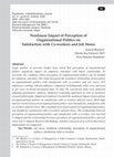 Research paper thumbnail of Nonlinear Impact of Perception of Organizational Politics on Satisfaction with Co-workers and Job Stress