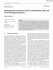 Research paper thumbnail of Endangerment and lament in the Covid Pandemic: Ways out of two theological impasses