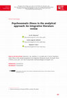 Research paper thumbnail of Psychosomatic illness in the analytical approach: An integrative literature review