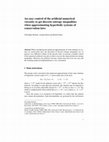 Research paper thumbnail of An Easy Control of the Artificial Numerical Viscosity to Get Discrete Entropy Inequalities When Approximating Hyperbolic Systems of Conservation Laws