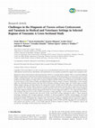 Research paper thumbnail of Challenges in the Diagnosis of Taenia solium Cysticercosis and Taeniosis in Medical and Veterinary Settings in Selected Regions of Tanzania: A Cross-Sectional Study