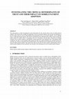 Research paper thumbnail of Investigating the Critical Determinants of Trust and Their Impact on Mobile Payment Adoption