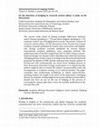 Research paper thumbnail of On the functions of hedging in research articles (RAs): A study on RA discussions