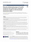 Research paper thumbnail of Musculo-skeletal phenotype of Costello syndrome and cardio-facio-cutaneous syndrome: insights on the functional assessment status