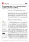 Research paper thumbnail of Role of Nanomaterials in COVID-19 Prevention, Diagnostics, Therapeutics, and Vaccine Development