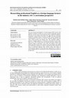 Research paper thumbnail of Researching professional English as a foreign language lecturer in the industry 4.0: A curriculum perspective