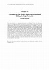 Research paper thumbnail of Prevention of Gun-, Knife-, Bomb- and Arson-based Killings by Single Terrorists