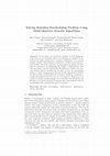 Research paper thumbnail of Solving Battalion Rescheduling Problem Using Multi-objective Genetic Algorithms