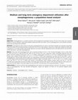 Research paper thumbnail of Medium and long-term emergency department utilization after oesophagectomy: a population-based analysis