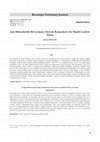 Research paper thumbnail of Işık Mikroskobik Bir Çalışma: Devede Konjunktiva ile İlişkili Lenfoid Doku