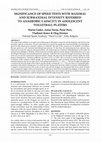 Research paper thumbnail of Significance of Speed Tests with Maximal and Submaximal Intensity Referred to Anaerobic Capacity in Adolescent Volleyball Players