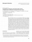 Research paper thumbnail of Investigation of anticancer and anti-parasitic activity of thiopyrano[2,3-d]thiazoles bearing norbornane moiety