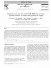 Research paper thumbnail of Simultaneous in situ time resolved SR-XRD and corrosion potential analyses to monitor the corrosion on copper