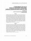 Research paper thumbnail of O PENSAMENTO DE PAULO FREIRE NA EDUCAÇÃO BRASILEIRA: análise de sistemas de ensino a partir de 1990