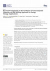 Research paper thumbnail of Recent Developments on the Synthesis of Nanocomposite Materials via Ball Milling Approach for Energy Storage Applications