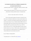 Research paper thumbnail of An investigation into possible sources of phthalate contamination in the environmental analytical laboratory