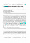 Research paper thumbnail of Isocratic LC methods for the trace analysis of phthalates and 4-nonylphenol in varying types of landfill and adjacent run-offs