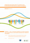 Research paper thumbnail of VOLUME 3 -Part 1: Assessment guidelines for teacher education and training practices on intercultural and democratic competence development