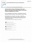 Research paper thumbnail of Antimicrobial activity of Plumbago indica and ligand screening of plumbagin against methicillin-resistant Staphylococcus aureus