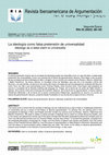 Research paper thumbnail of La ideología como falsa pretensión de universalidad