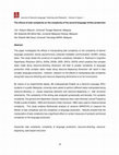 Research paper thumbnail of The effects of task complexity on the complexity of the second language written production