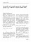 Research paper thumbnail of The Effects of China’s Grassland Contract Policy on Pastoralists’ Attitudes towards Cooperation in an Inner Mongolian Banner