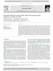 Research paper thumbnail of Sustainable planning in mining supply chains with renewable energy integration: A real-life case study