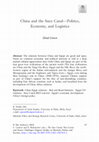 Research paper thumbnail of China and the Suez Canal-Politics, Economy, and Logistics