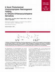 Research paper thumbnail of A Novel Photochemical Vinylcyclopropane Rearrangement Yielding 6,7-Dihydro-5 H -benzocycloheptene Derivatives