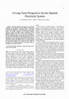 Research paper thumbnail of A long-term prospective for the Spanish electricity system