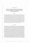 Research paper thumbnail of "Jüdische Pädagogik, hebräische Dichtkunst und jüdisch-hellenistische Religionsästhetik in Mendelssohns Bi'ur [Jewish Pedagogics, Hebrew Poetry and the Jewish-Hellenistic Aesthetics of Religion in Mendelssohn's Bi'ur]." in Trumah 25 (2022): 179–198.