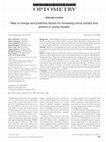 Research paper thumbnail of Rate of change and predictive factors for increasing minus contact lens powers in young myopes