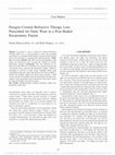 Research paper thumbnail of Paragon Corneal Refractive Therapy Lens Prescribed for Daily Wear in a Post???Radial Keratometry Patient