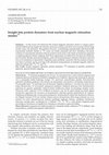 Research paper thumbnail of Insight into protein dynamics from nuclear magnetic relaxation studies