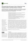 Research paper thumbnail of Increasing Yield and Economic Value of Upland Rice Using Inorganic Fertilizer and Poultry Manure in Dryland