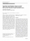 Research paper thumbnail of Supraspinatus and infraspinatus weakness in overhead athletes with scapular dyskinesis: strength assessment before and after restoration of scapular musculature balance