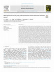 Research paper thumbnail of Effect of leaf harvest on grain yield and nutrient content of diverse amaranth entries