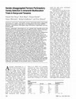 Research paper thumbnail of Gender-disaggregated Farmers Participatory Variety Selection in Amaranth Multilocation Trials in Kenya and Tanzania