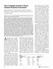 Research paper thumbnail of Yield of Vegetable Amaranth in Diverse Tanzanian Production Environments